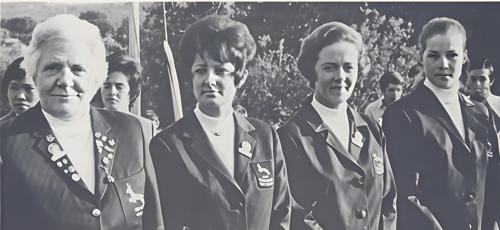 Mrs. Esther M. Gallie, Miss Judy Angel, Mrs. Jeanette J. Burd, Miss Sally Little